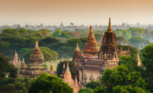 The temple of Bagan
