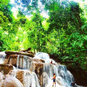 Myanmar adventure travel - Lashio waterfall
